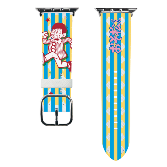 スマートウォッチレザーバンド［ おそ松くん - お顔 ］