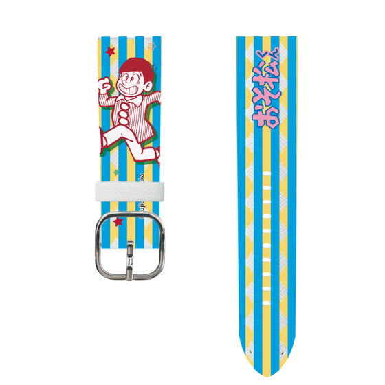 スマートウォッチレザーバンド［ おそ松くん - お顔 ］