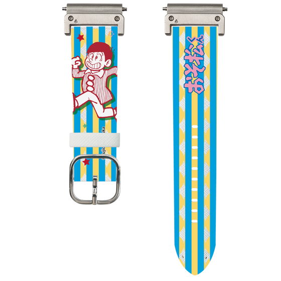 スマートウォッチレザーバンド［ おそ松くん - お顔 ］