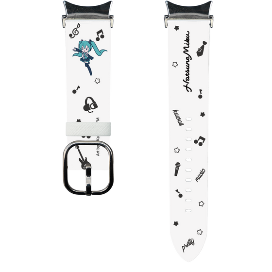 スマートウォッチレザーバンド［ 初音ミク - インストルメント ］
