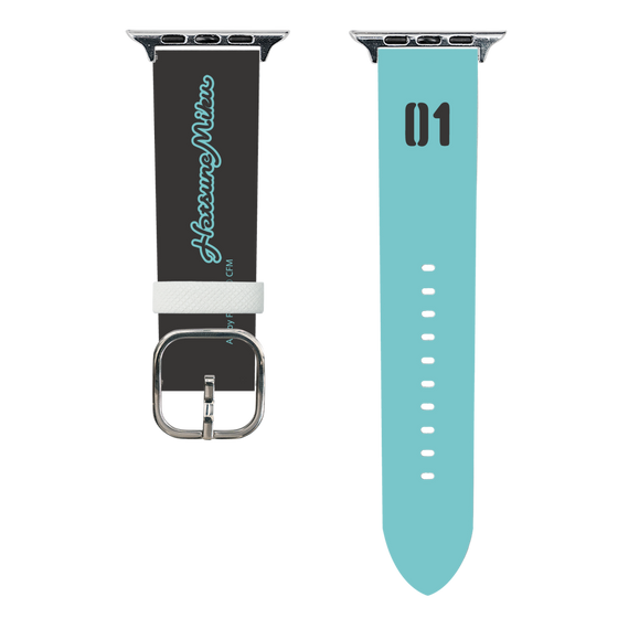 スマートウォッチレザーバンド［ 初音ミク - ロゴ ］