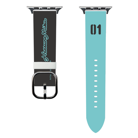 スマートウォッチレザーバンド［ 初音ミク - ロゴ ］