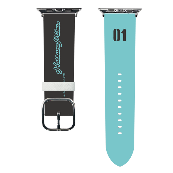 スマートウォッチレザーバンド［ 初音ミク - ロゴ ］