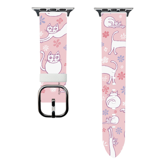 スマートウォッチレザーバンド［ おかべてつろう - こころ咲く日 ］