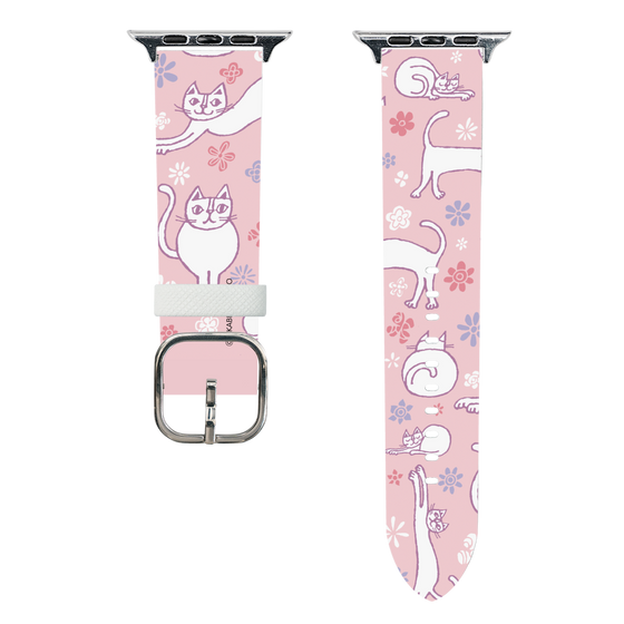 スマートウォッチレザーバンド［ おかべてつろう - こころ咲く日 ］