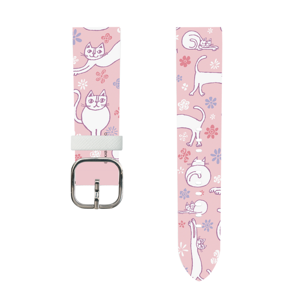 スマートウォッチレザーバンド［ おかべてつろう - こころ咲く日 ］