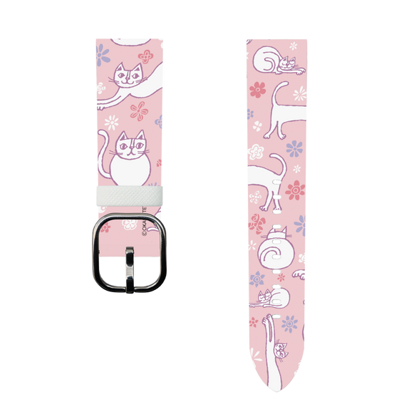 スマートウォッチレザーバンド［ おかべてつろう - こころ咲く日 ］