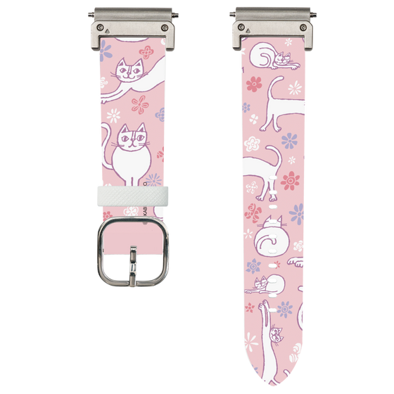 スマートウォッチレザーバンド［ おかべてつろう - こころ咲く日 ］