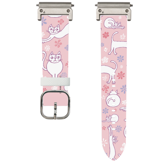 スマートウォッチレザーバンド［ おかべてつろう - こころ咲く日 ］