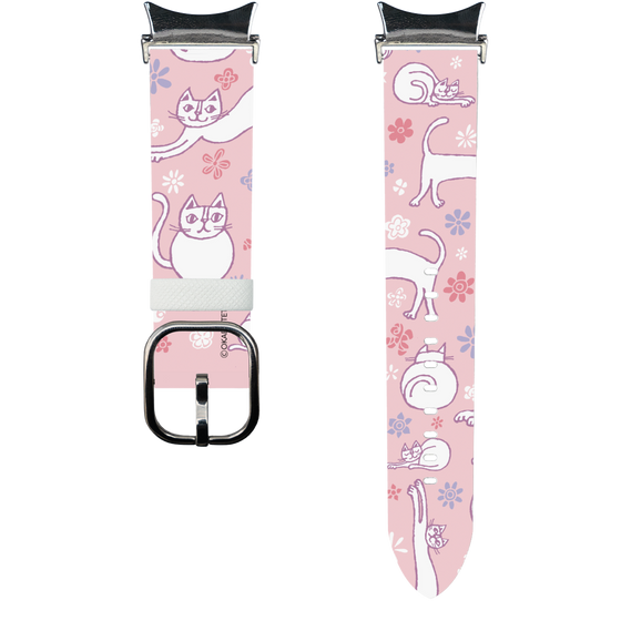 スマートウォッチレザーバンド［ おかべてつろう - こころ咲く日 ］