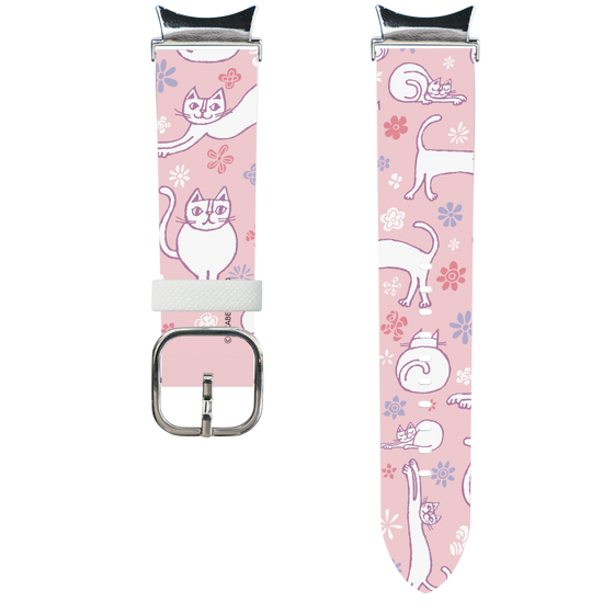 スマートウォッチレザーバンド［ おかべてつろう - こころ咲く日 ］