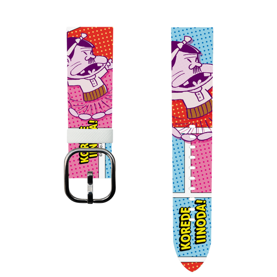 スマートウォッチレザーバンド［ 天才バカボン – これでいいのだ！ ］