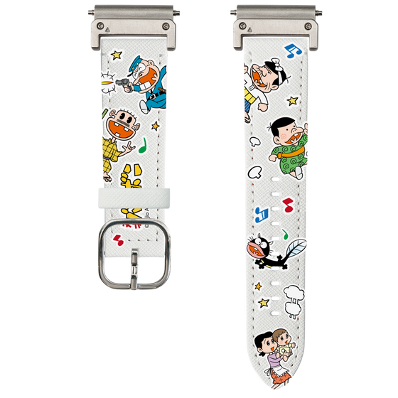 スマートウォッチレザーバンド［ 天才バカボン – ステッカー ］