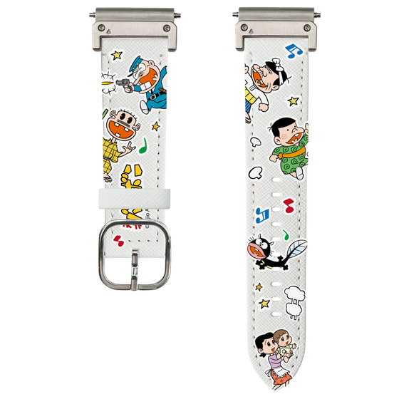 スマートウォッチレザーバンド［ 天才バカボン – ステッカー ］