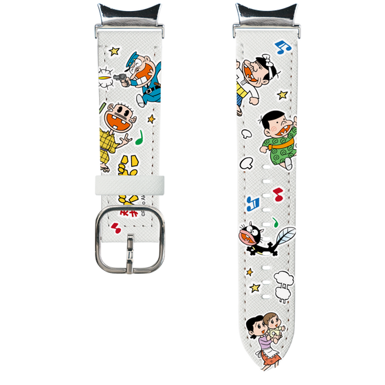 スマートウォッチレザーバンド［ 天才バカボン – ステッカー ］