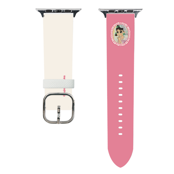 スマートウォッチレザーバンド［ ひみつのアッコちゃん - テクマクマヤコン ］