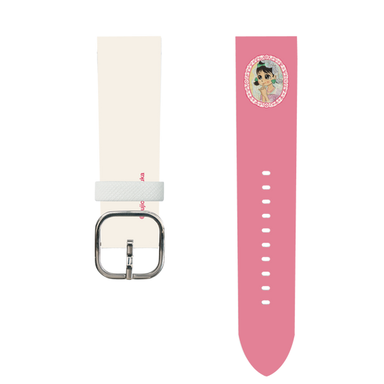 スマートウォッチレザーバンド［ ひみつのアッコちゃん - テクマクマヤコン ］