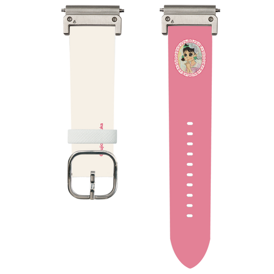 スマートウォッチレザーバンド［ ひみつのアッコちゃん - テクマクマヤコン ］