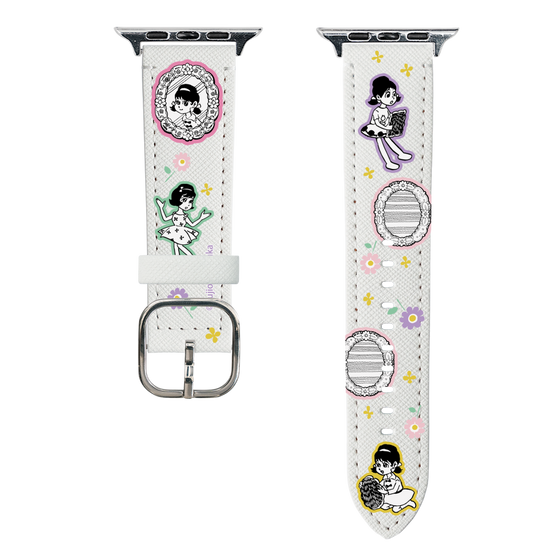 スマートウォッチレザーバンド［ ひみつのアッコちゃん - ステッカー ］