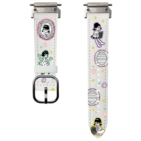 スマートウォッチレザーバンド［ ひみつのアッコちゃん - ステッカー ］