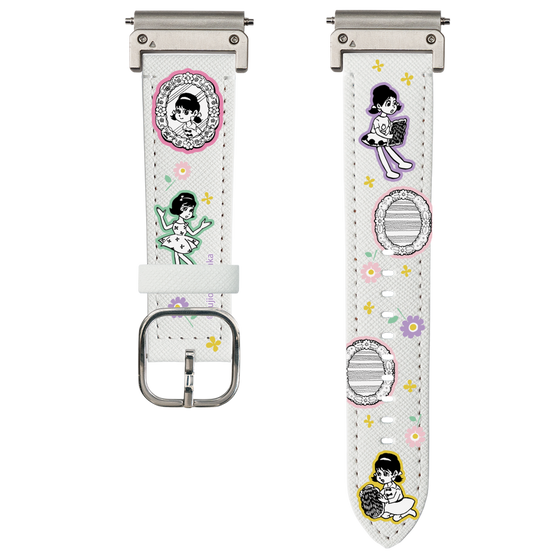 スマートウォッチレザーバンド［ ひみつのアッコちゃん - ステッカー ］