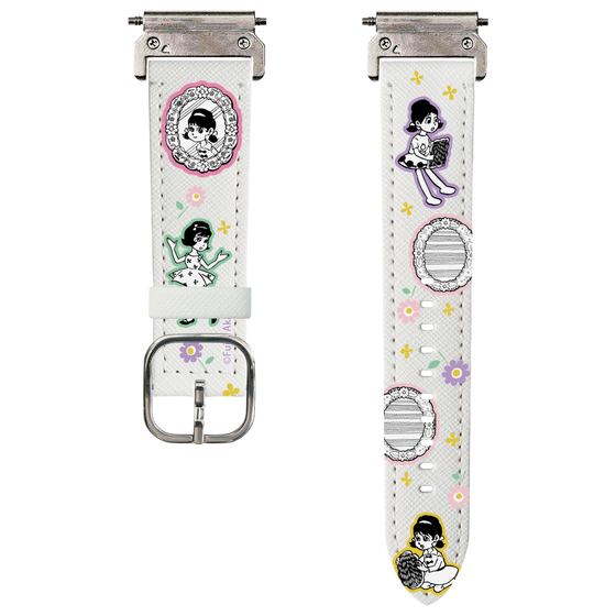 スマートウォッチレザーバンド［ ひみつのアッコちゃん - ステッカー ］