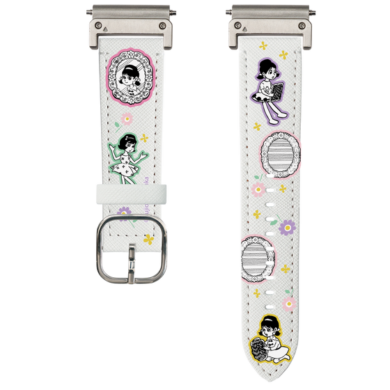 スマートウォッチレザーバンド［ ひみつのアッコちゃん - ステッカー ］