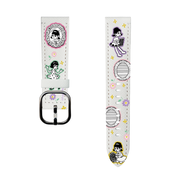 スマートウォッチレザーバンド［ ひみつのアッコちゃん - ステッカー ］