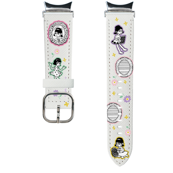 スマートウォッチレザーバンド［ ひみつのアッコちゃん - ステッカー ］