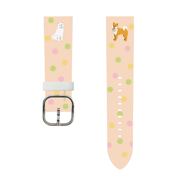 スマートウォッチレザーバンド［ 柴田さん - 金平糖 ］