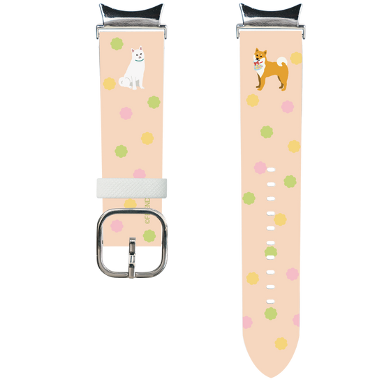 スマートウォッチレザーバンド［ 柴田さん - 金平糖 ］