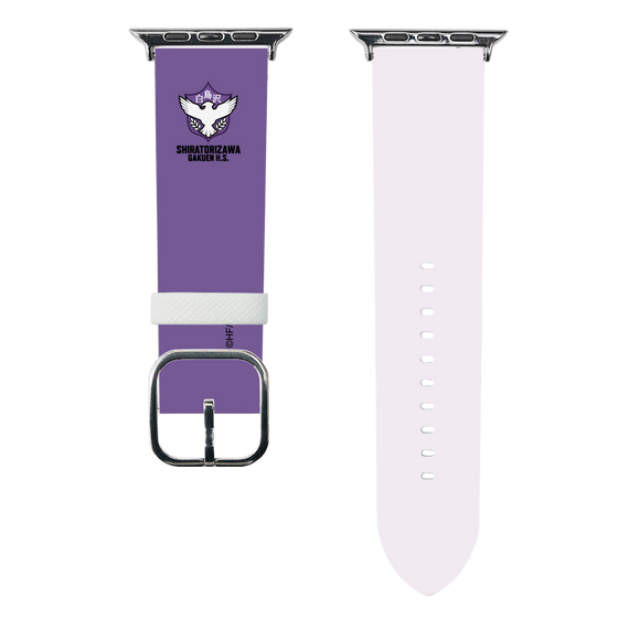 スマートウォッチレザーバンド［ ハイキュー!! - スクールバッジ - 白鳥沢学園高校 ］