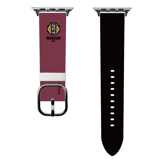 スマートウォッチレザーバンド［ ハイキュー!! - スクールバッジ - 稲荷崎高校 ］