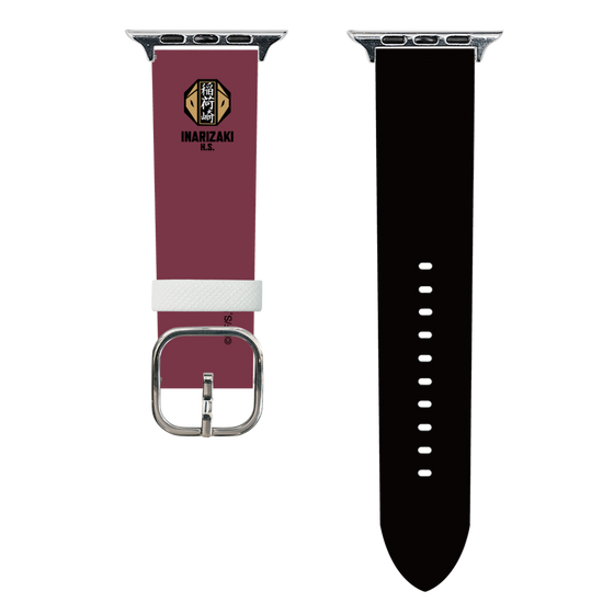 スマートウォッチレザーバンド［ ハイキュー!! - スクールバッジ - 稲荷崎高校 ］