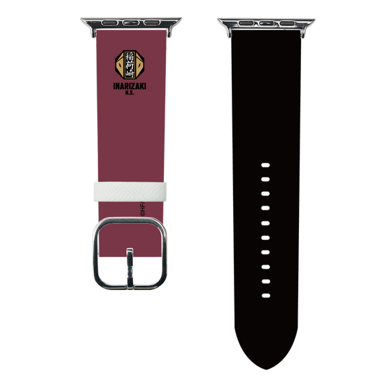 スマートウォッチレザーバンド［ ハイキュー!! - スクールバッジ - 稲荷崎高校 ］