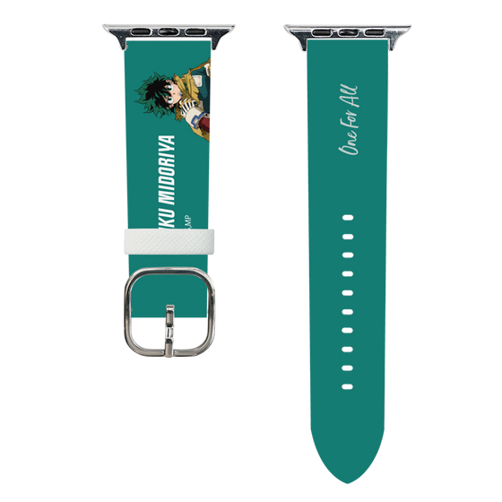 スマートウォッチレザーバンド［ 僕のヒーローアカデミア - 立ち絵 - 緑谷 出久 ］