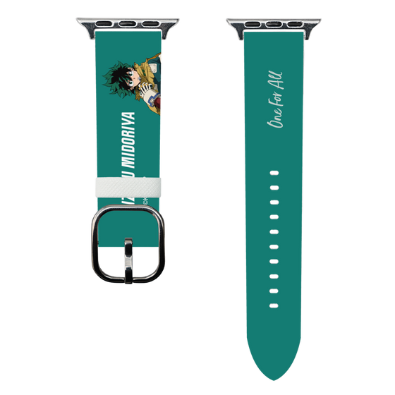 スマートウォッチレザーバンド［ 僕のヒーローアカデミア - 立ち絵 - 緑谷 出久 ］
