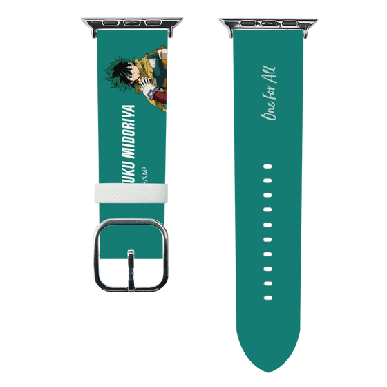 スマートウォッチレザーバンド［ 僕のヒーローアカデミア - 立ち絵 - 緑谷 出久 ］