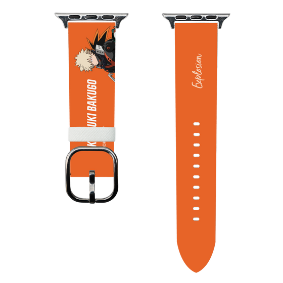 スマートウォッチレザーバンド［ 僕のヒーローアカデミア - 立ち絵 - 爆豪 勝己 ］