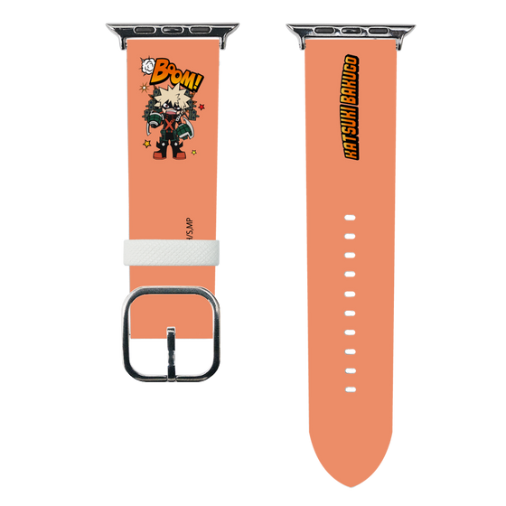 スマートウォッチレザーバンド［ 僕のヒーローアカデミア - ミニキャラ - 爆豪 勝己 ］