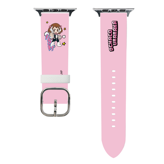 スマートウォッチレザーバンド［ 僕のヒーローアカデミア - ミニキャラ - 麗日 お茶子 ］