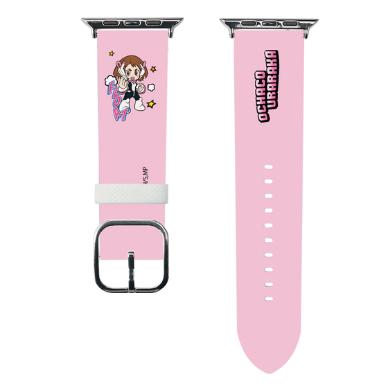 スマートウォッチレザーバンド［ 僕のヒーローアカデミア - ミニキャラ - 麗日 お茶子 ］