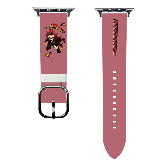 スマートウォッチレザーバンド［ 僕のヒーローアカデミア - ミニキャラ - 切島 鋭児郎 ］