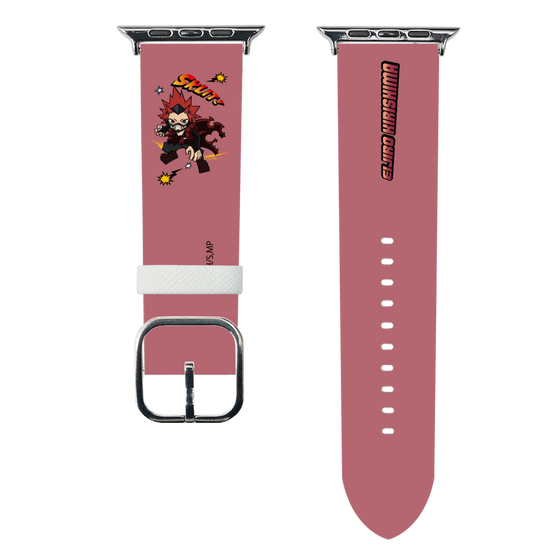スマートウォッチレザーバンド［ 僕のヒーローアカデミア - ミニキャラ - 切島 鋭児郎 ］