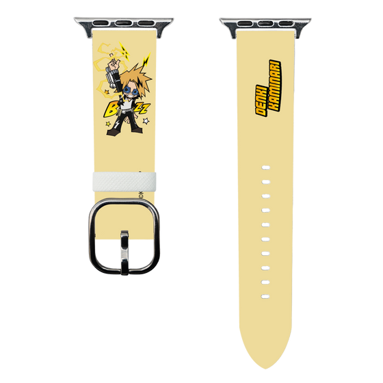 スマートウォッチレザーバンド［ 僕のヒーローアカデミア - ミニキャラ - 上鳴 電気 ］