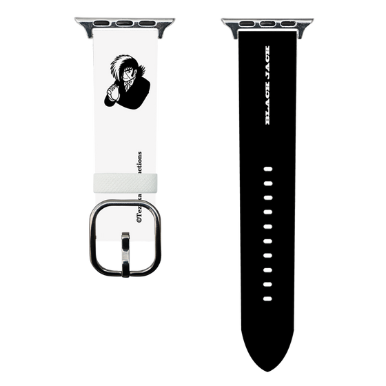 スマートウォッチレザーバンド［ ブラック・ジャック - ブラック・ジャック ］