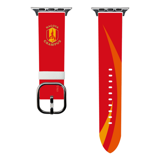 スマートウォッチレザーバンド［ 名古屋グランパスエイト - クラブフラッグ ］
