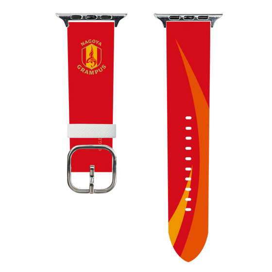 スマートウォッチレザーバンド［ 名古屋グランパスエイト - クラブフラッグ ］