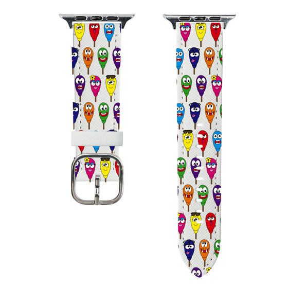 スマートウォッチレザーバンド［ クシニョロ - クシニョロ - カラー ］