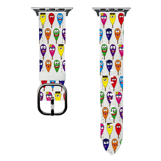 スマートウォッチレザーバンド［ クシニョロ - クシニョロ - カラー ］